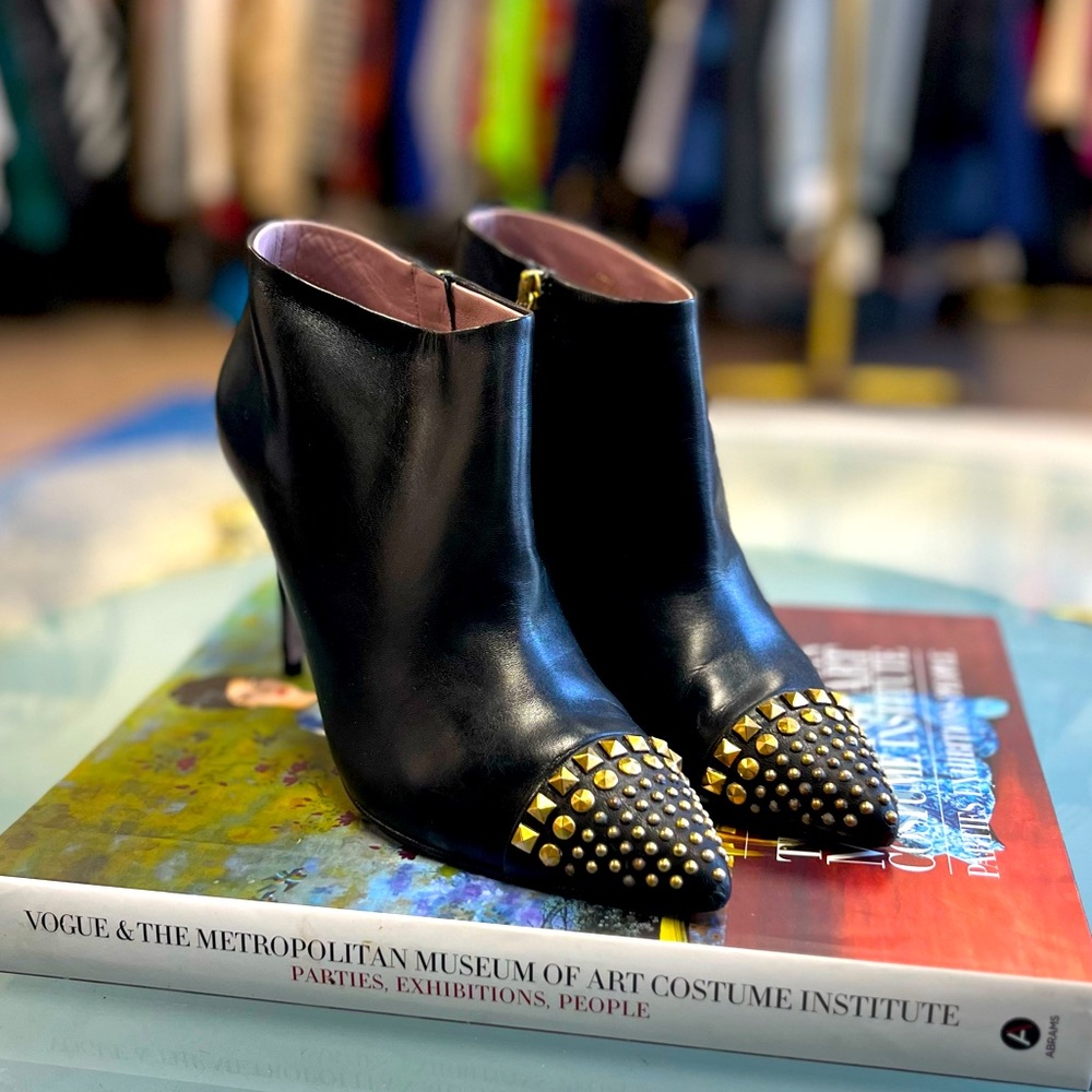 Gucci studded booties